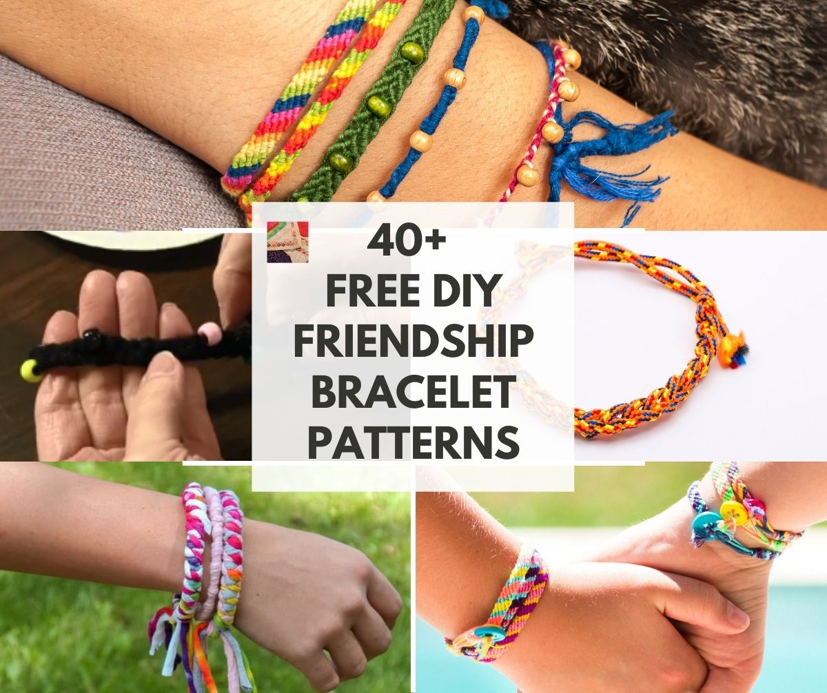 40+ Free Diy Friendship Bracelet Patterns | Needlepointers intended for Free Printable Friendship Bracelet Patterns