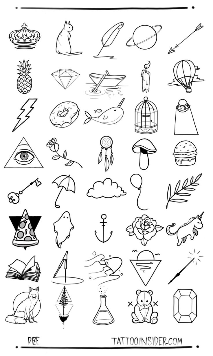 40 Small Tattoo Designs with regard to Free Tattoo Stencils Printable