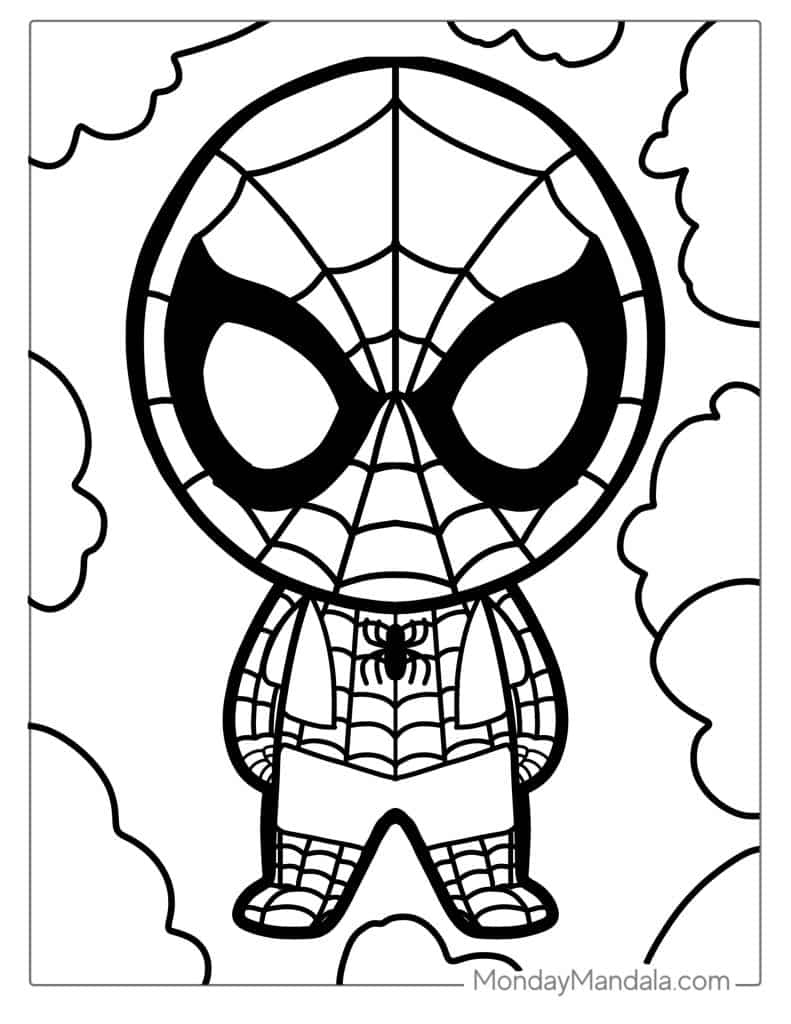 40 Spider-Man Coloring Pages (Free Pdf Printables) pertaining to Free Printable Spiderman Pictures