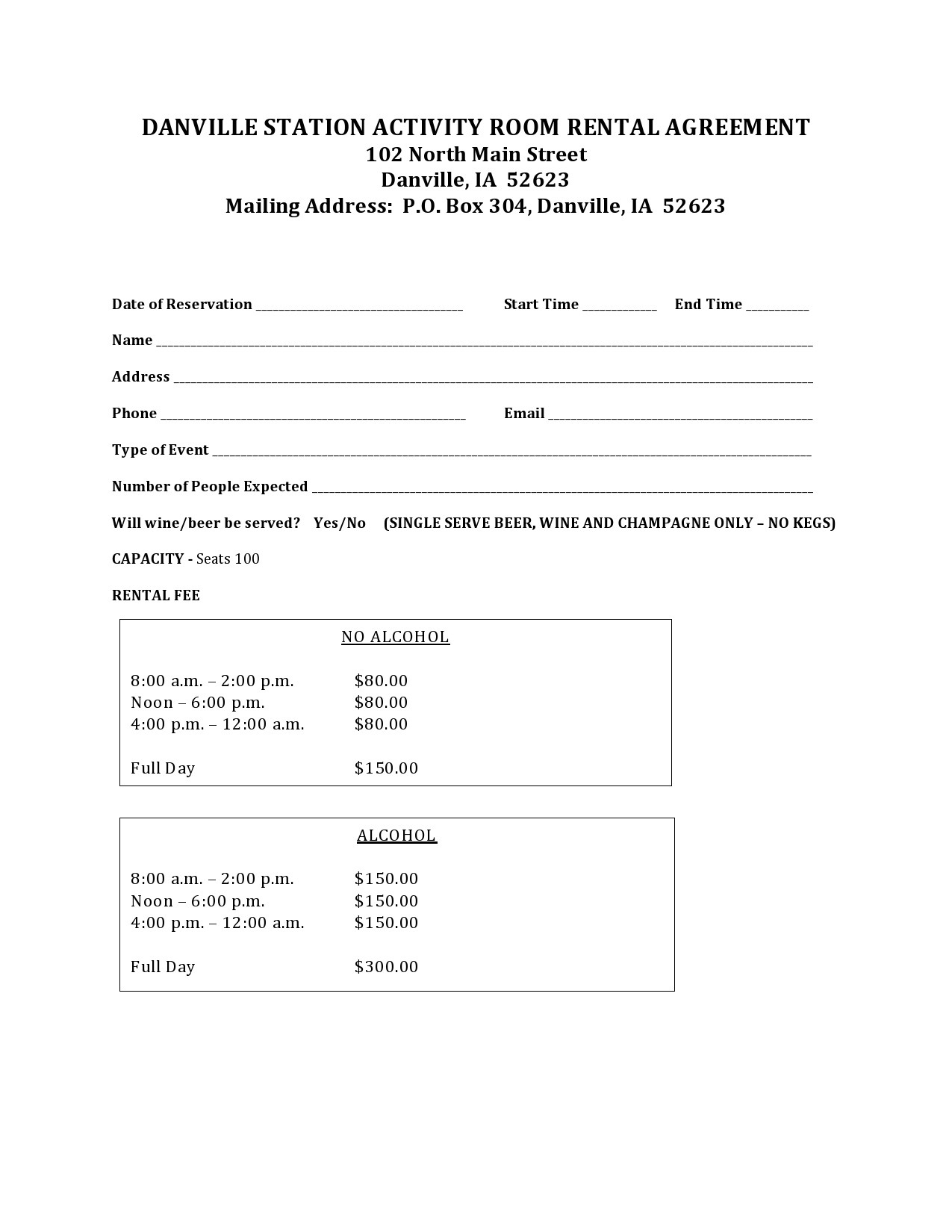 41 Free Room Rental Agreements &amp;amp; Forms [Doc / Pdf] regarding Free Printable Room Rental Agreement Forms