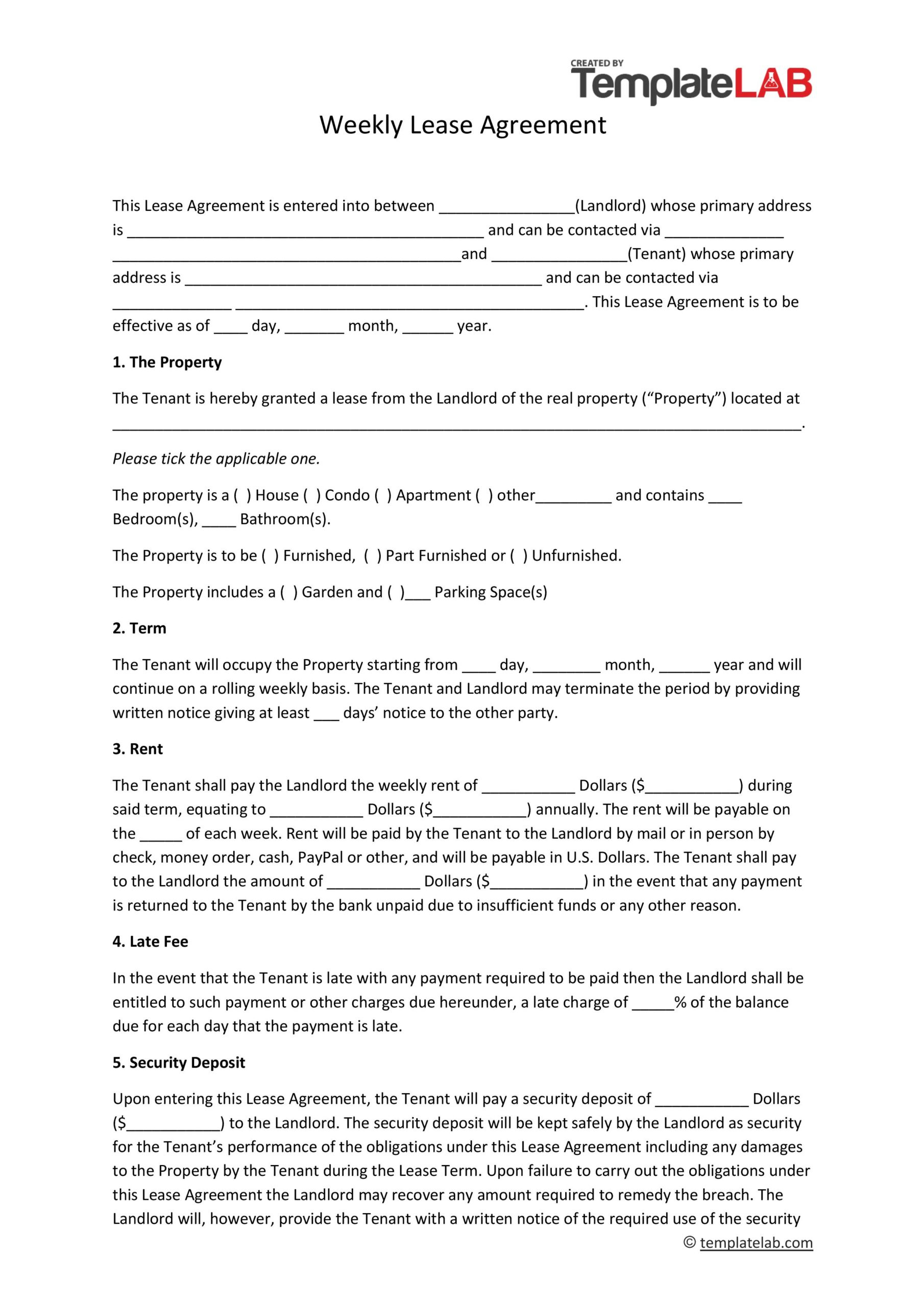 44 Free Residential Lease Agreement Templates [Word/Pdf] for Free Printable Rental Agreement