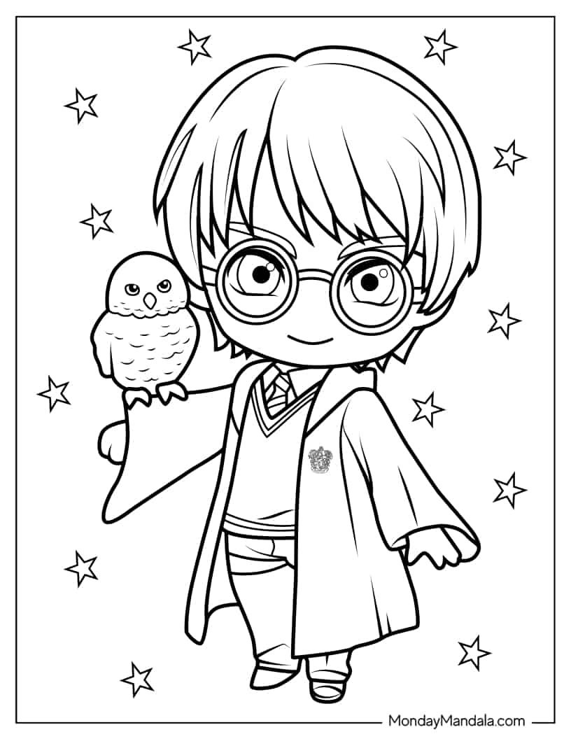 44 Harry Potter Coloring Pages (Free Pdf Printables) | Harry pertaining to Free Printable Harry Potter Colouring Sheets