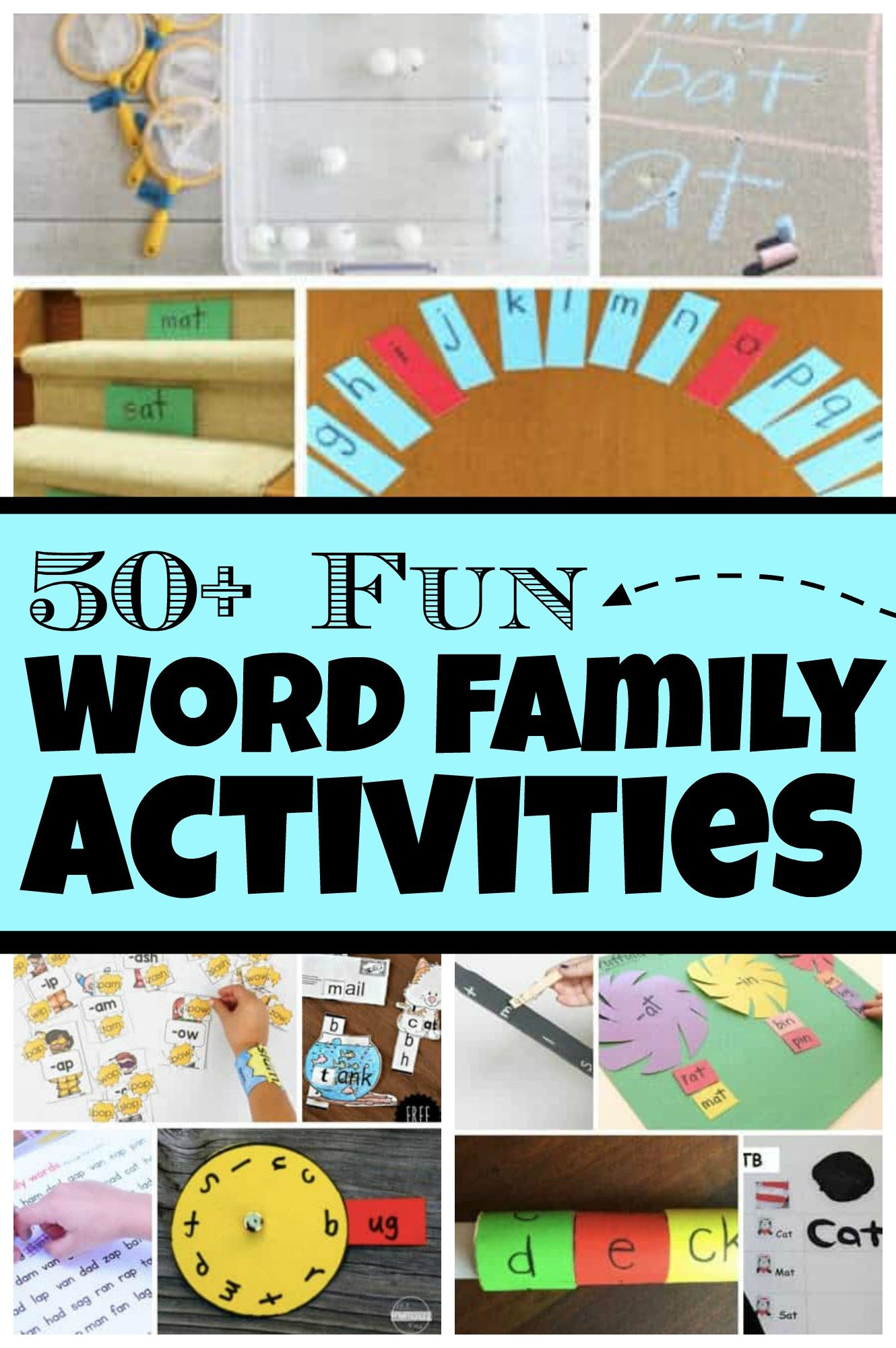 50+ Fun Word Family Games And Activities pertaining to Free Printable Word Family Games