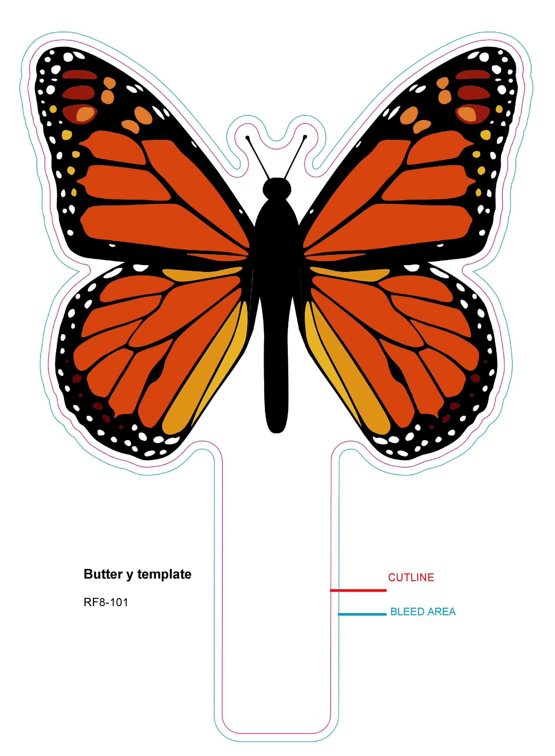 50 Printable &amp;amp; Cut Out Butterfly Templates 🦋 ᐅ Templatelab throughout Free Printable Images Of Butterflies