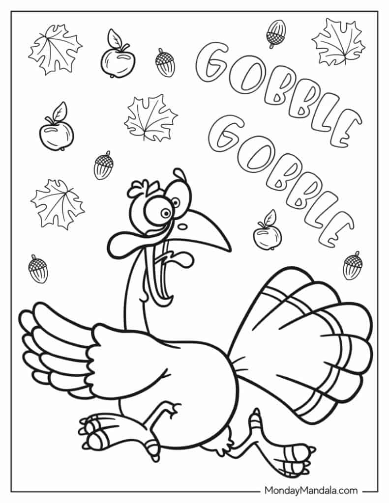 50 Thanksgiving Coloring Pages (Free Pdf Printables) intended for Free Printable Coloring Sheets Thanksgiving