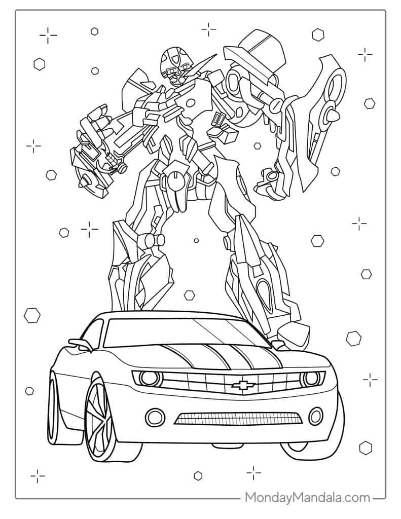 50 Transformers Coloring Pages (Free Pdf Printables) regarding Transformers 4 Coloring Pages Free Printable