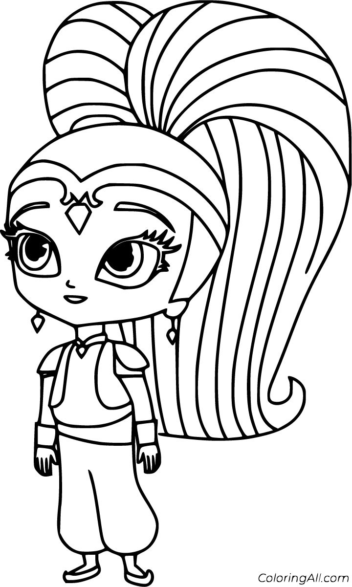 58 Free Printable Shimmer And Shine Coloring Pages In Vector with Shimmer And Shine Free Printables