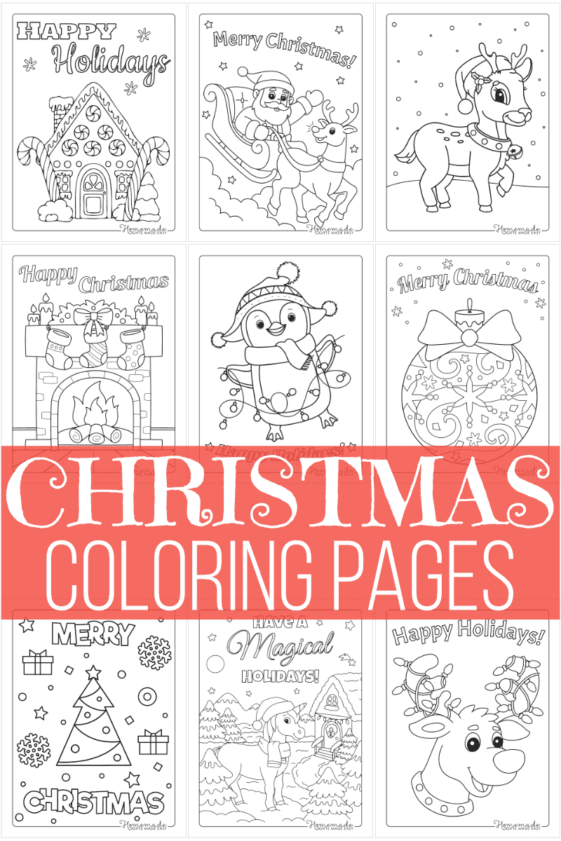 650+ Free Christmas Coloring Pages For Kids &amp;amp; Adults for Free Printable Christmas Pictures