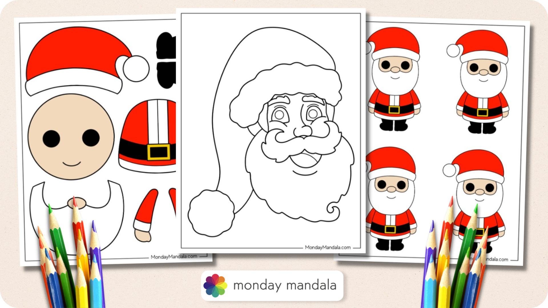 66 Santa Templates (Free Pdf Printables) throughout Free Santa Templates Printable