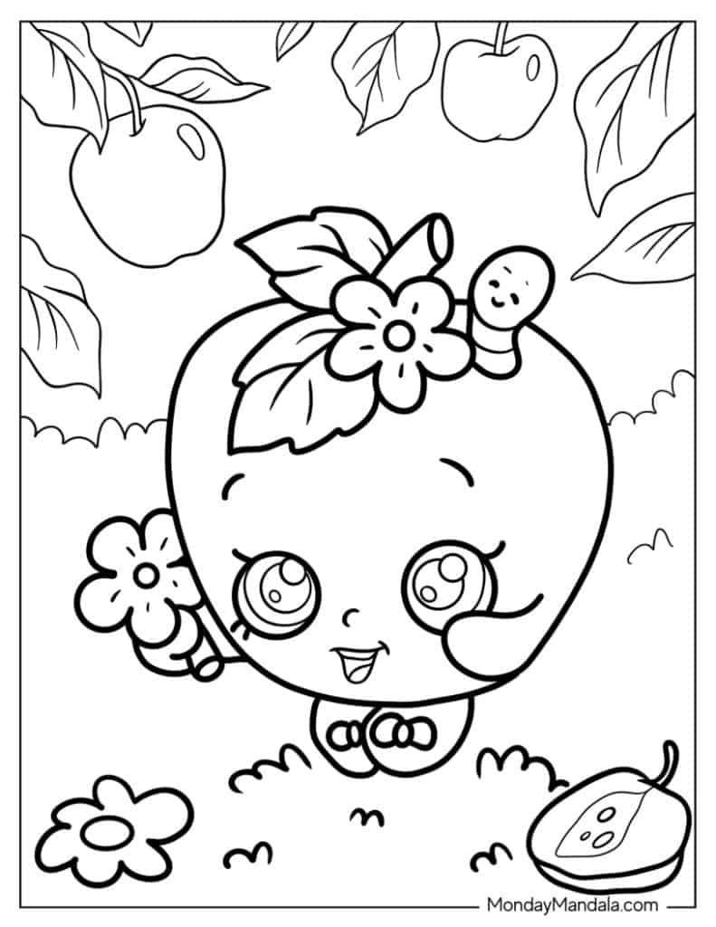 66 Shopkins Coloring Pages (Free Pdf Printables) intended for Shopkins Coloring Pages Free Printable