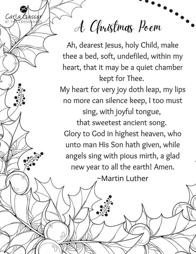 7 Christmas Prayers &amp;amp; Poems To Focus On The True Meaning Of The Season within Free Printable Christian Christmas Poems