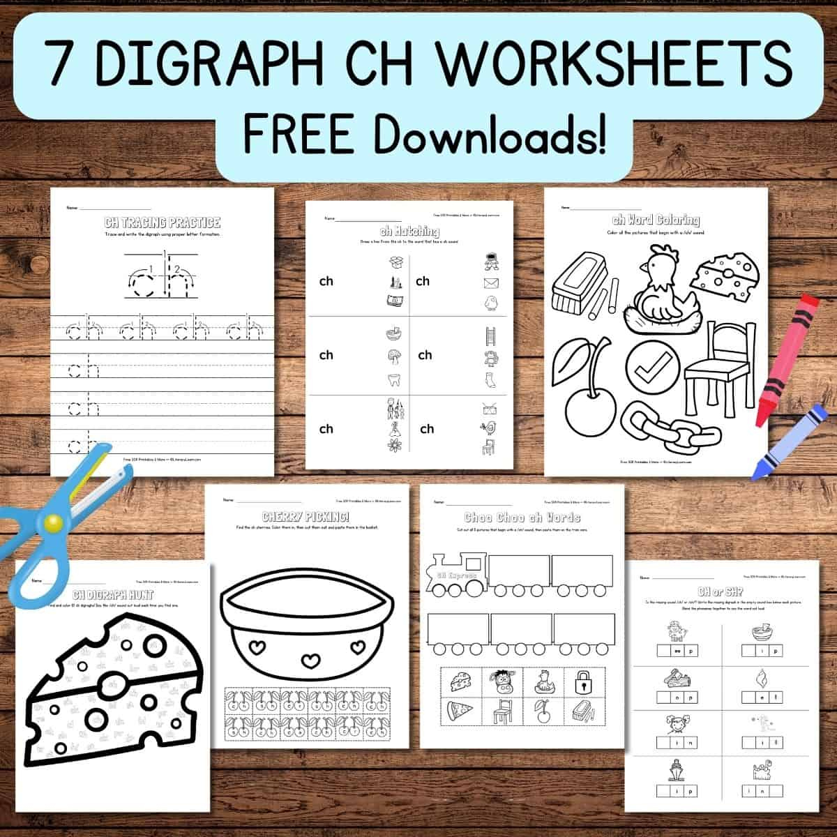 7 Free Ch Worksheets For Digraph Learning - Literacy Learn regarding Free Printable Ch Digraph Worksheets