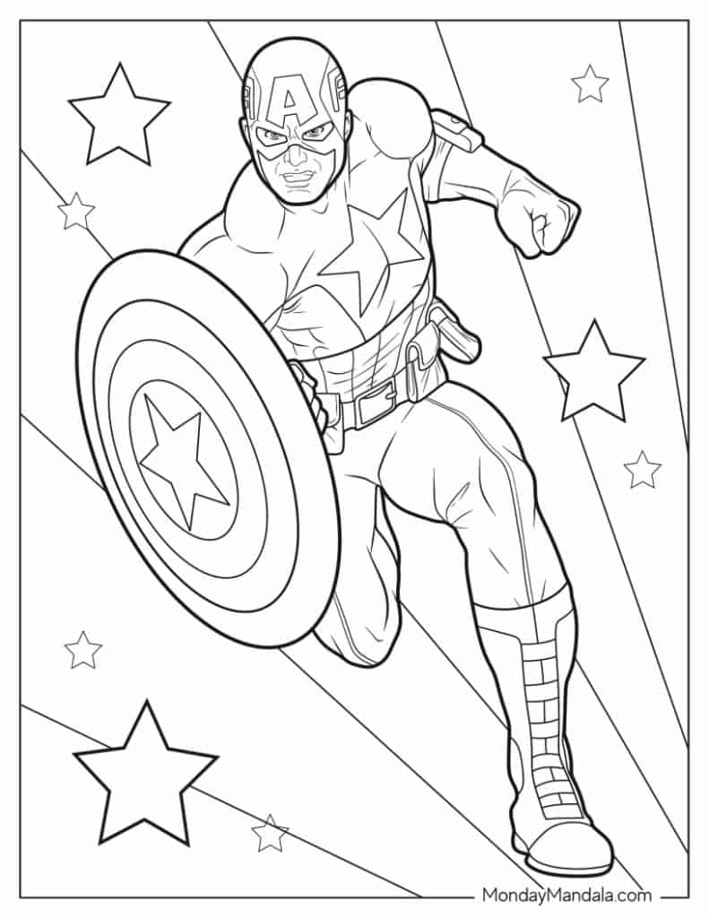 800 Superhero Coloring Pages (Free Pdf Printables) intended for Free Printable Superhero Coloring Pages