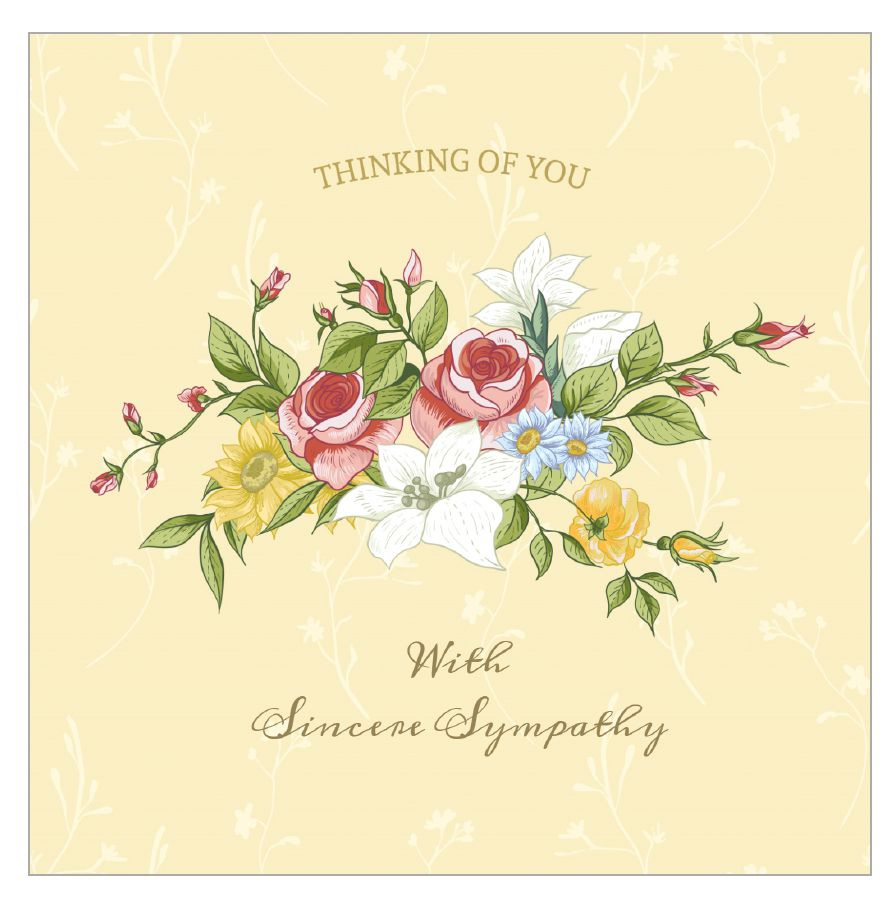 9 Free, Printable Condolence And Sympathy Cards within Free Printable Sympathy Cards