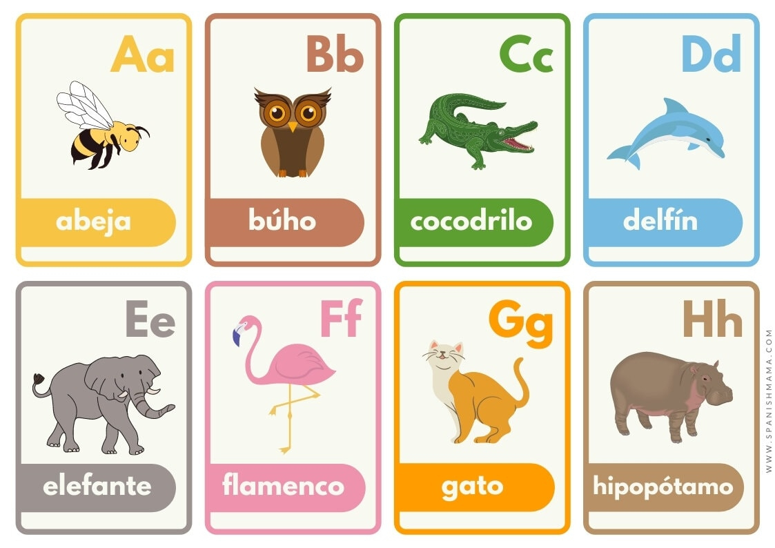 A Guide To The Alphabet In Spanish With Free Printables inside Spanish Alphabet Flashcards Free Printable