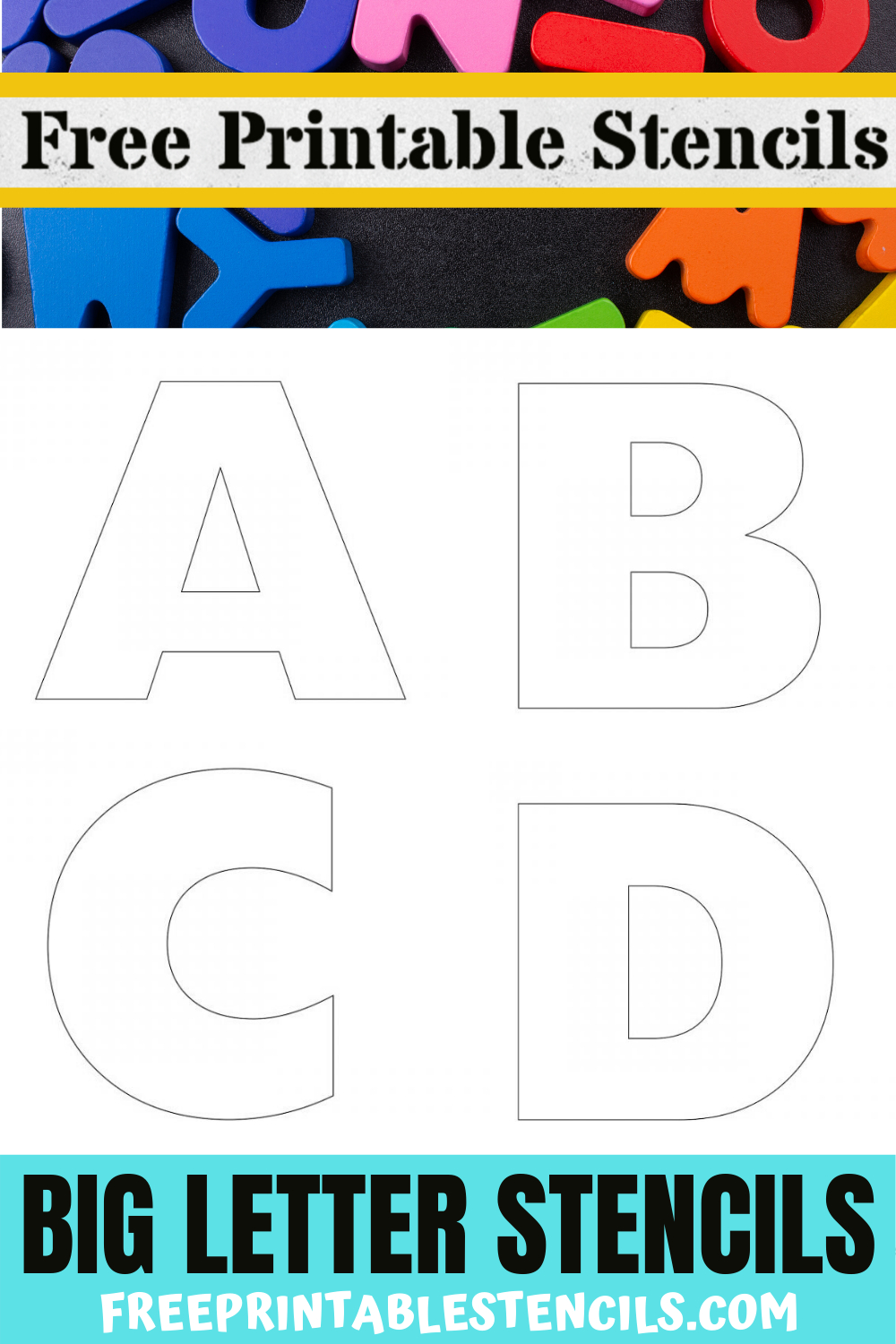 A-Z Big Fonts Letter Alphabet Templates To Print | Free Printable in Large Printable Fonts Free