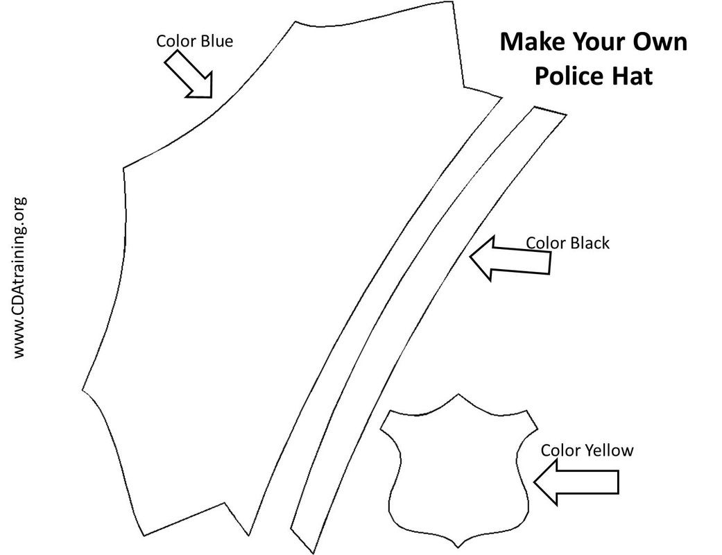 All About Me | Police Hat, Police Officer Hat, Police Officer Crafts with regard to Free Printable Police Hat