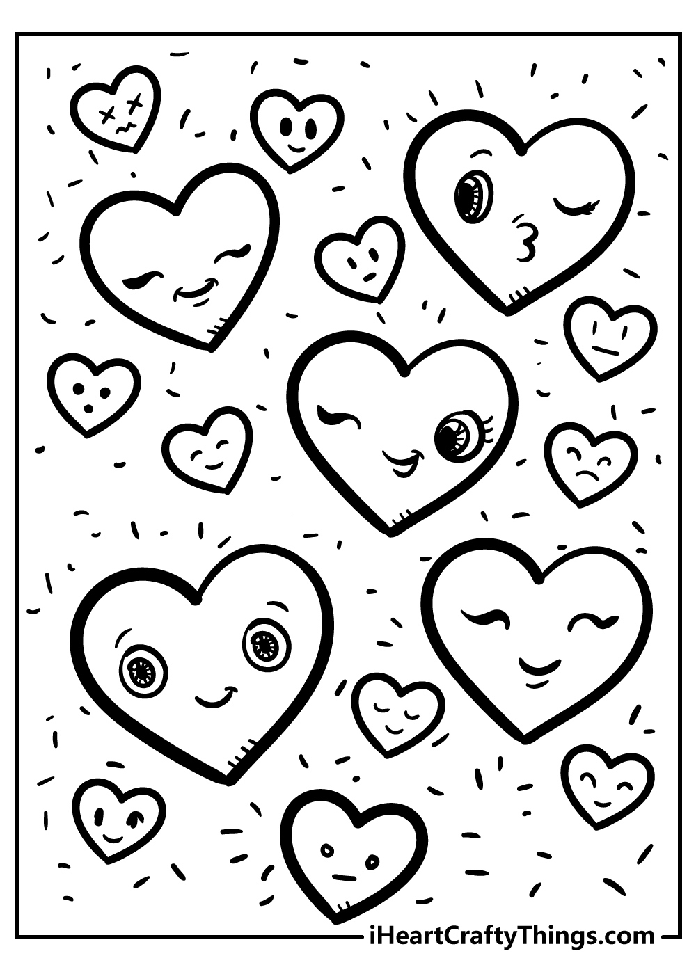 All New Heart Coloring Pages 2024 (100% Free Printables) within Free Printable Heart Coloring Pages