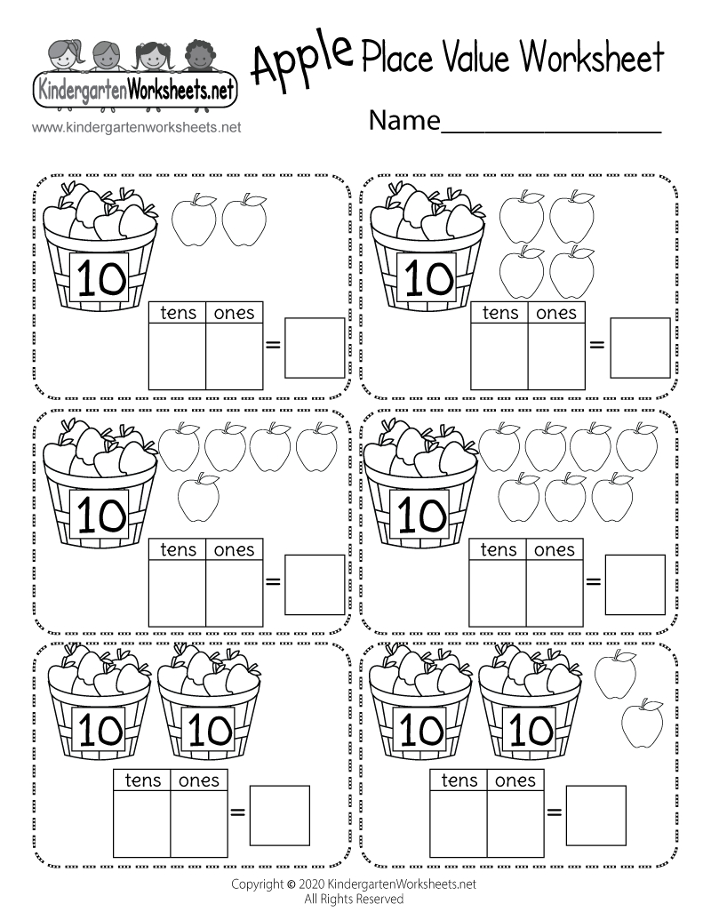 Apple Place Value Worksheet - Free Printable, Digital, &amp;amp; Pdf for Free Printable Place Value Worksheets