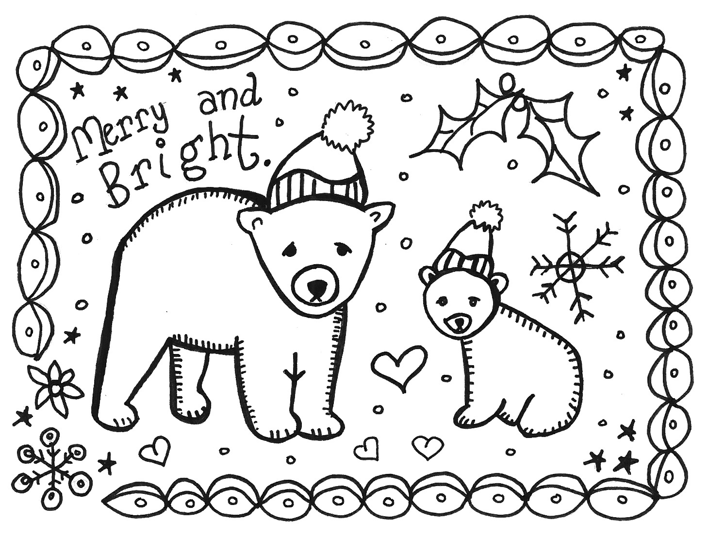 Art Is Basic-- Art Teacher Blog: Free Printable Holiday Card To Color with regard to Free Printable Christmas Cards to Color