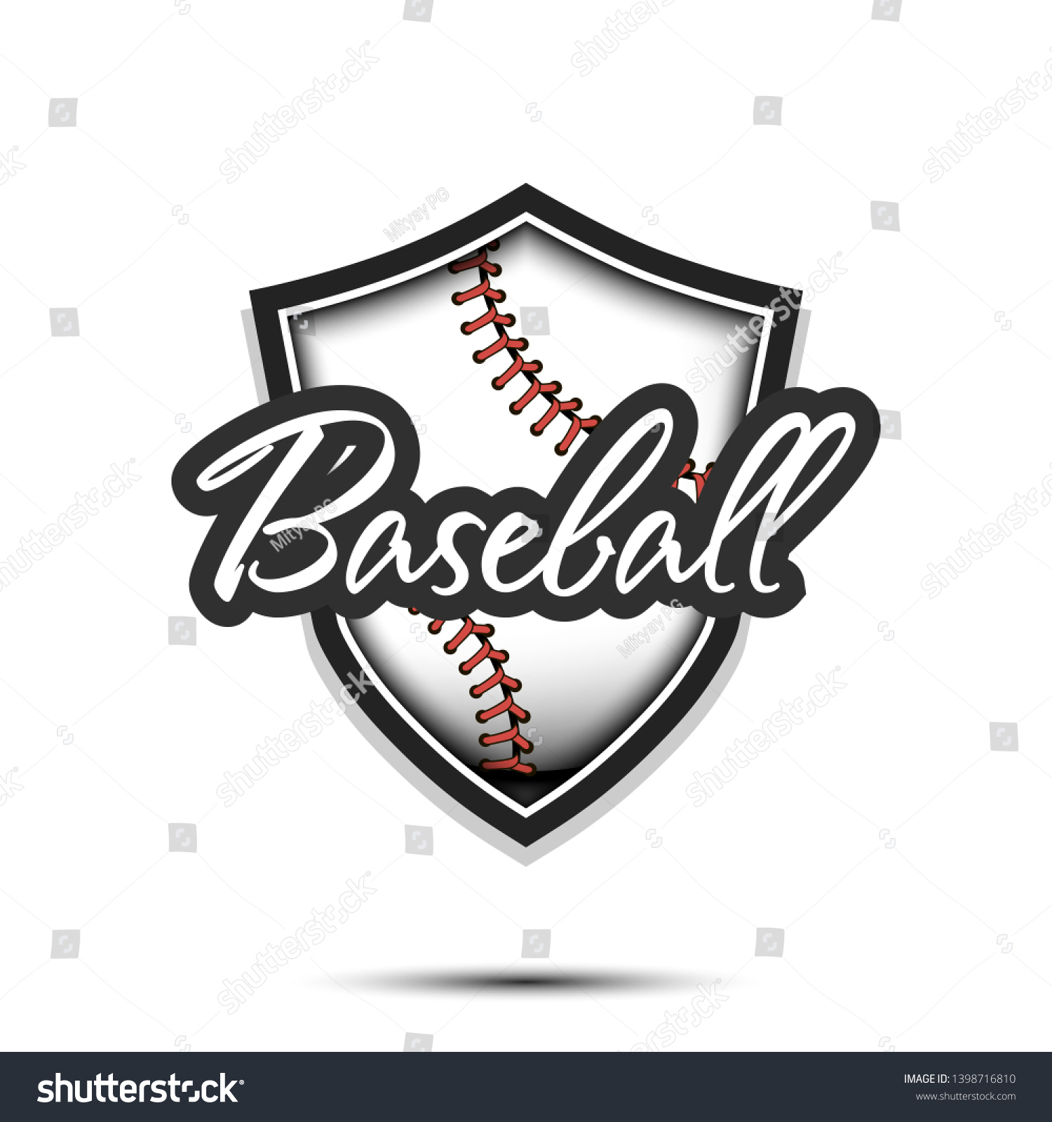 Baseball Logo Design Template Baseball Emblem Stock Vector inside Free Printable Baseball Logos