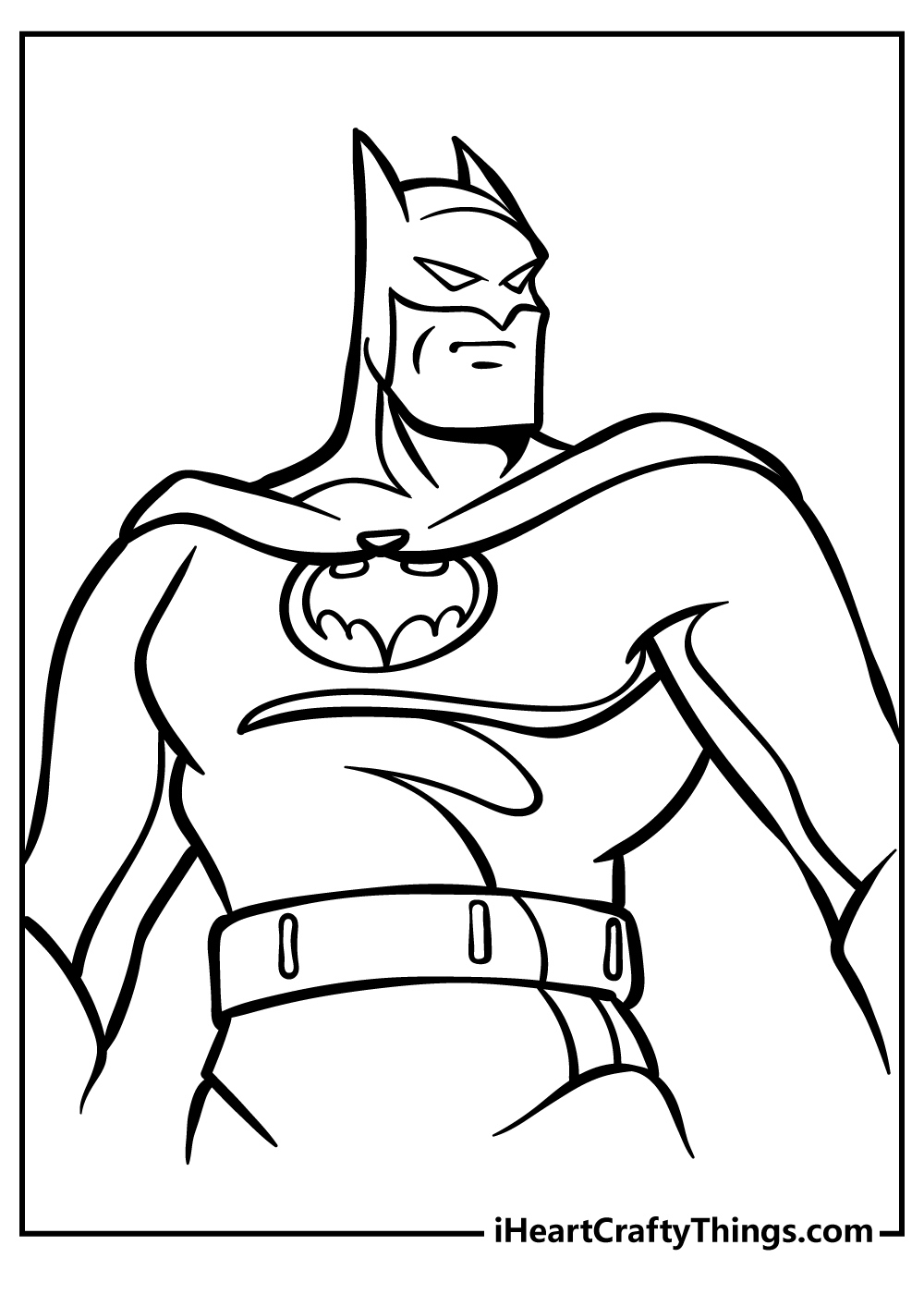 Batman Coloring Pages (100% Free Printables) for Free Printable Batman Coloring Pages