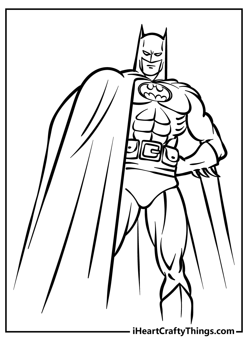 Batman Coloring Pages (100% Free Printables) in Free Batman Printables