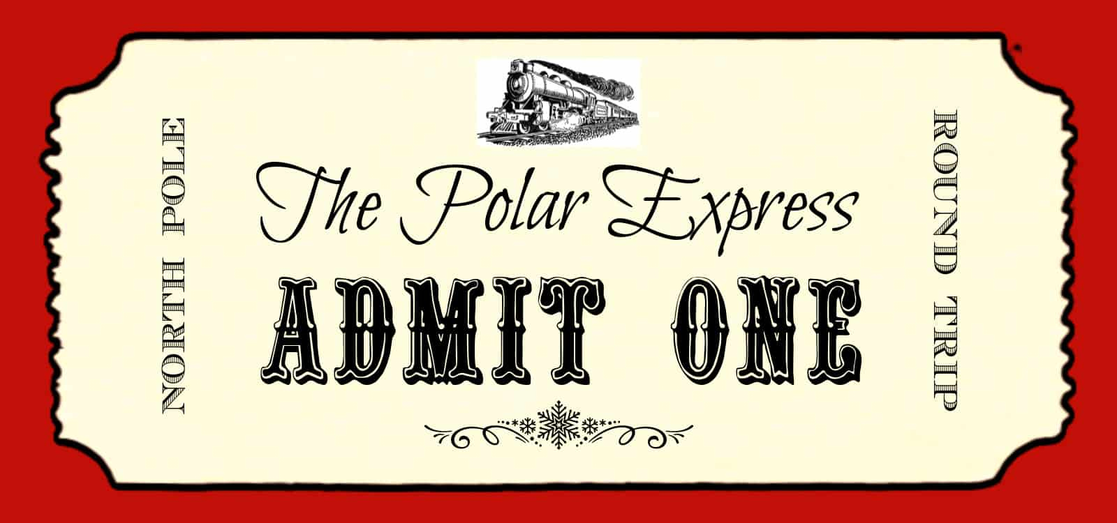 Best Free Polar Express Party Printables - Zena&amp;#039;S Suitcase for Polar Express Free Printables