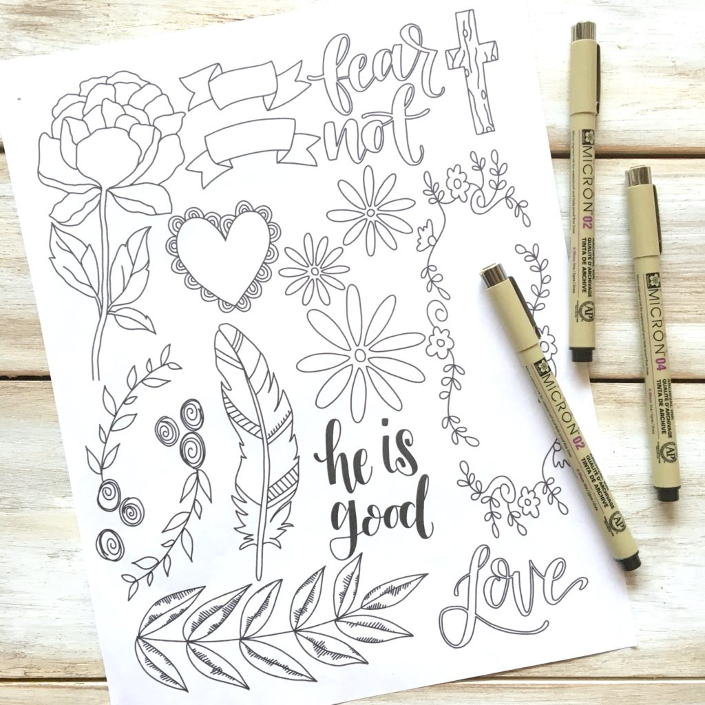 Bible Journaling When You Are Not Artistic - Plus A Free Printable for Free Bible Journaling Printables