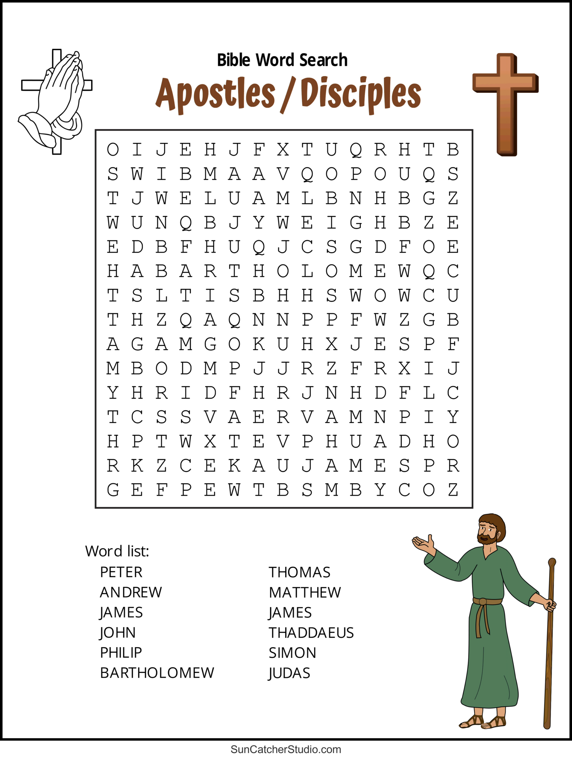 Bible Word Search (Free Printable Christian Puzzles) – Diy with Christian Word Search Puzzles Free Printable