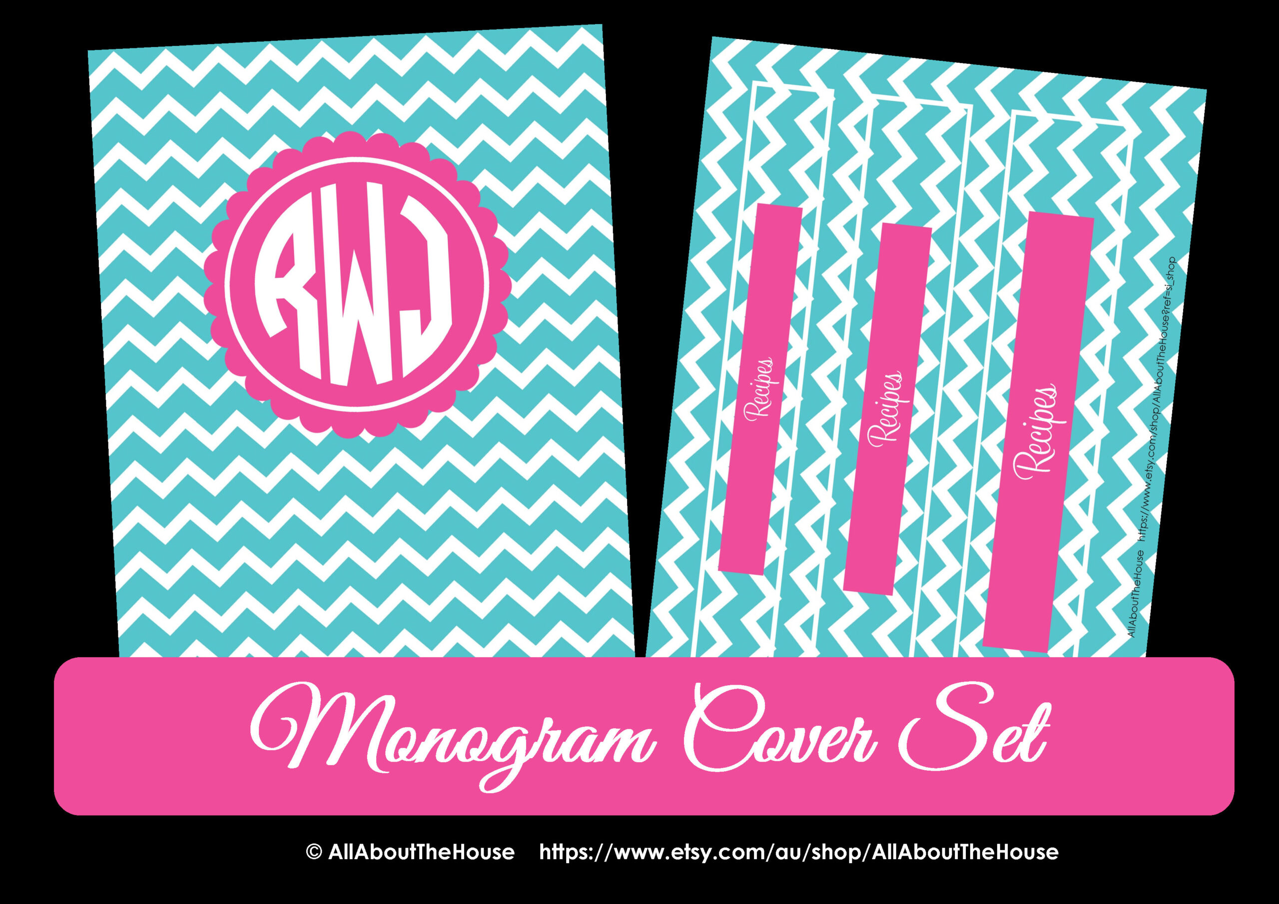 Binder Covers | Allaboutthehouse Printables throughout Free Printable Monogram Binder Covers