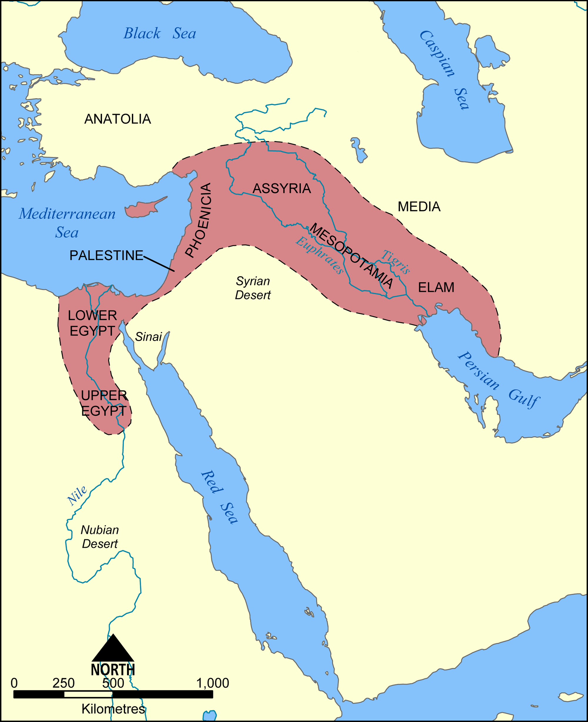 Blank Map Mesopotamia regarding Free Printable Map Of Mesopotamia