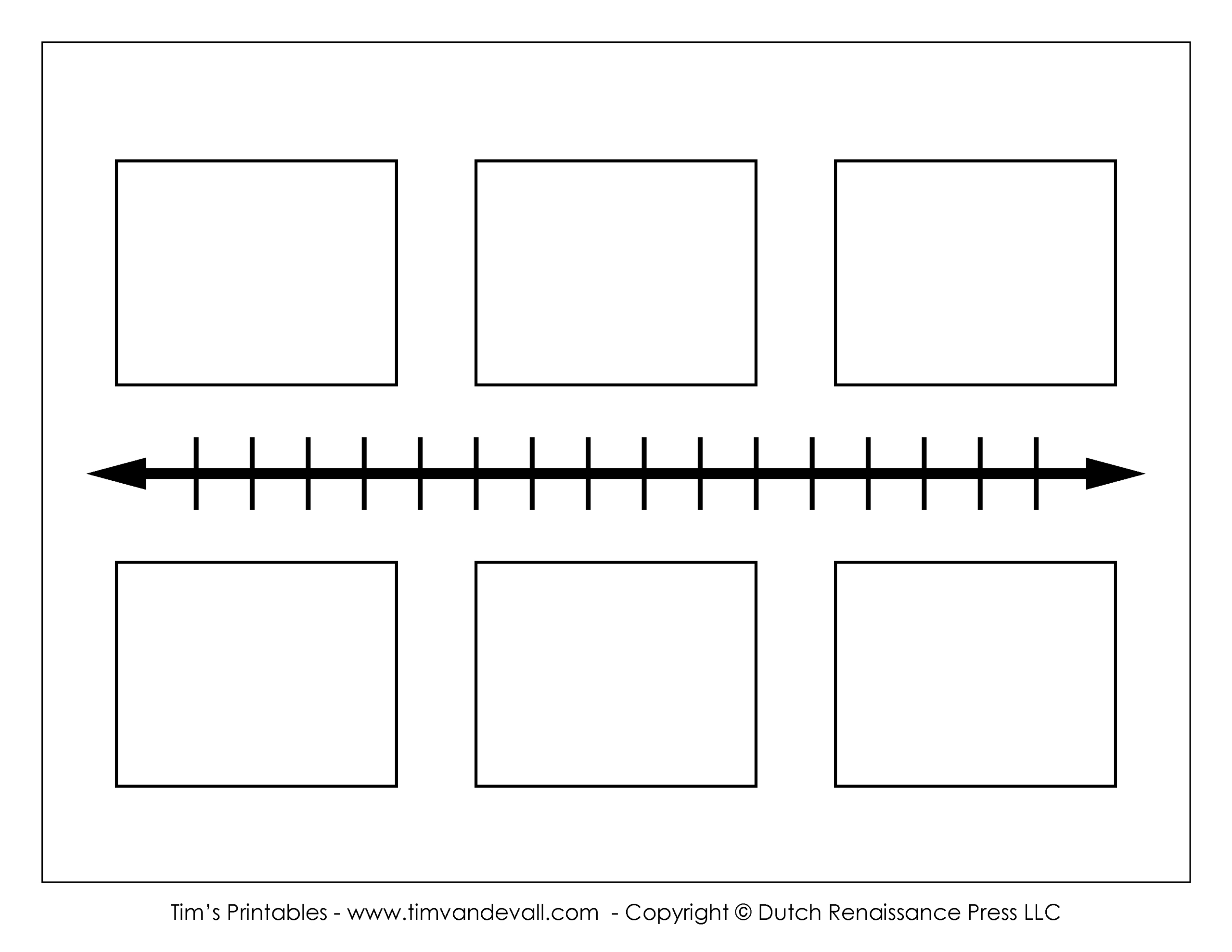 Blank Timeline Template – Tim&amp;#039;S Printables pertaining to Free Blank Timeline Template Printable