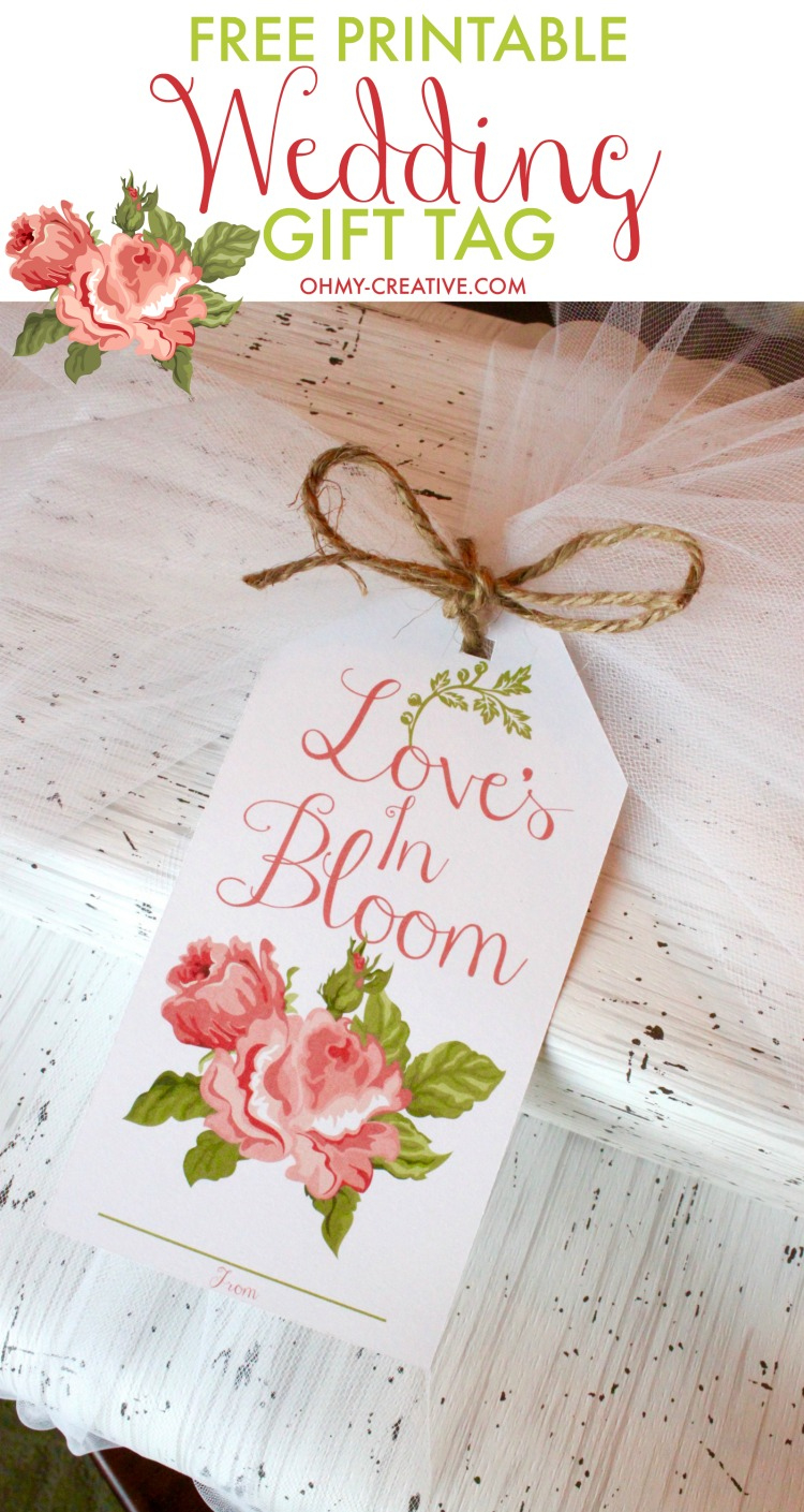 Bridal Shower Printable Gift Tag - Oh My Creative throughout Free Printable Favor Tags for Bridal Shower