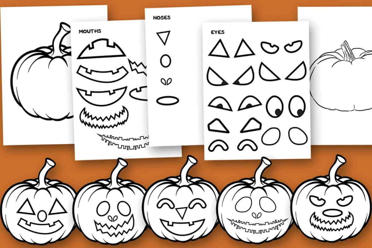 Build A Jack O&amp;#039; Lantern Pumpkin Halloween Activity | Mrs. Merry intended for Jack O Lantern Templates Printable Free