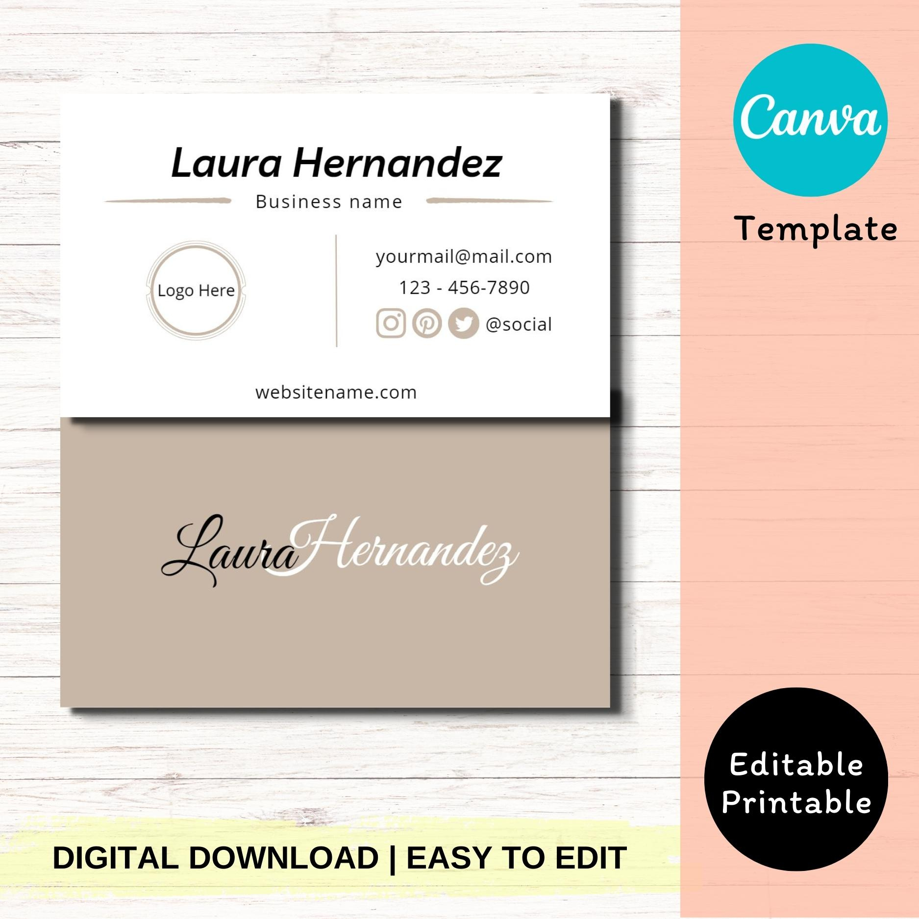 Business Card Templates 2024 - Design, Free, Download for Free Online Business Card Templates Printable