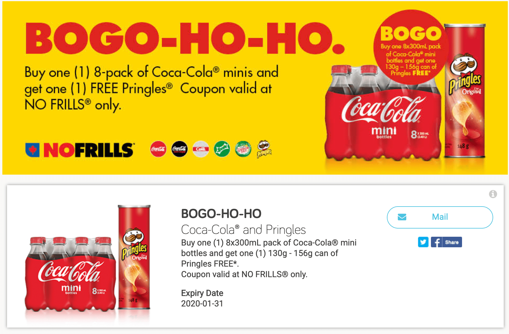 Canadian Coupons: Bogo-Ho-Ho Coca-Cola And Pringles - Canadian inside Free Printable Coupons For Coca Cola Products