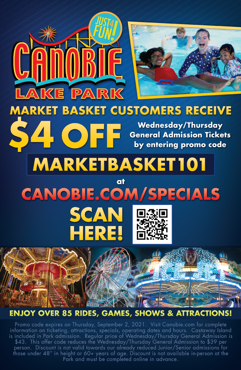 Canobie Lake Park Admission Market Basket Discount | Market Basket in Free Printable Coupons For Canobie Lake Park