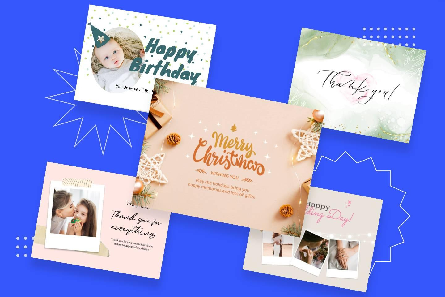 Card Maker: Create Digital And Printable Cards For Free | Fotor throughout Card Maker Online Free Printable