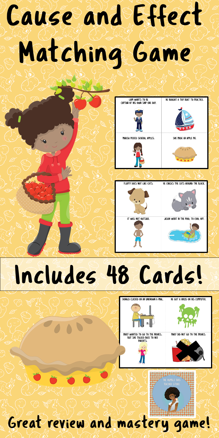 Cause And Effect Matching Game | Cause And Effect Worksheets with regard to Free Printable Cause and Effect Picture Cards