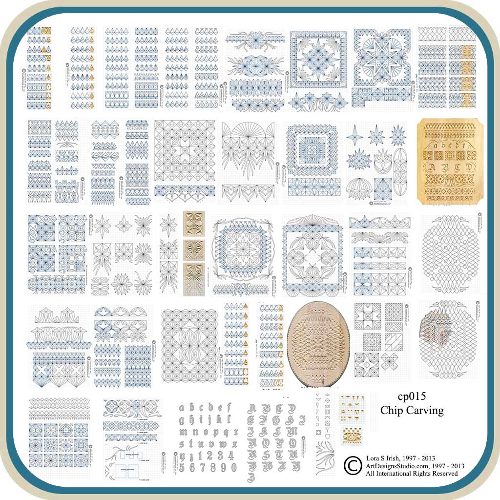 Chip Carving Grids Pattern Package regarding Free Printable Chip Carving Patterns