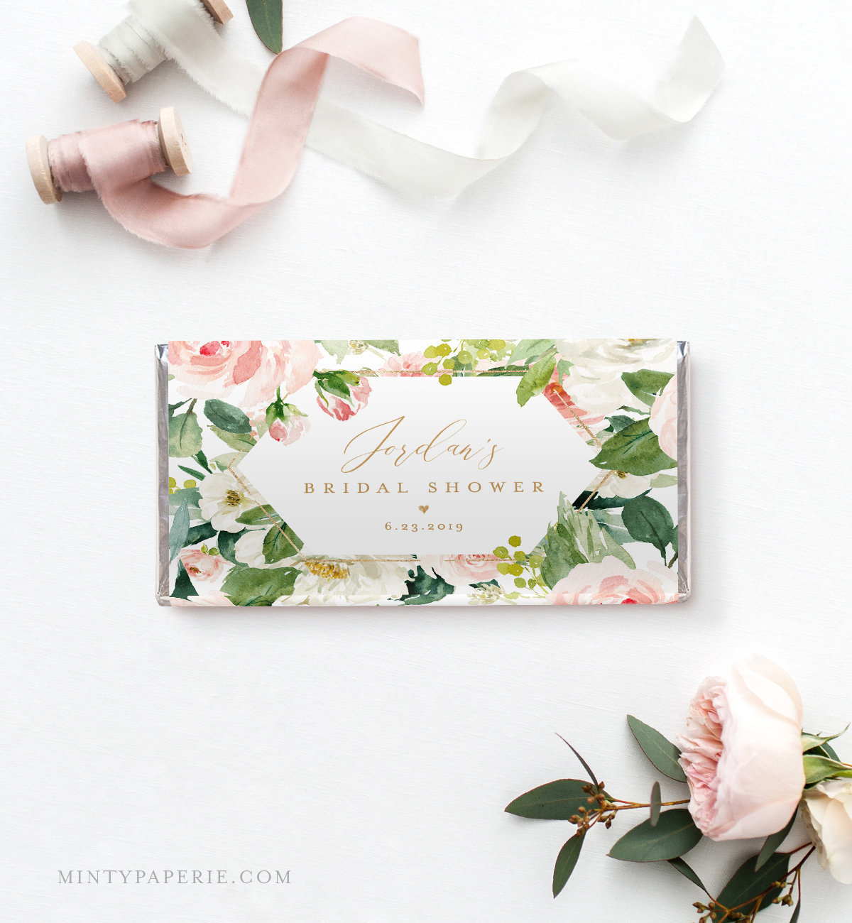 Chocolate Bar Wrapper Template, Printable Candy Bar Wrapper For regarding Free Printable Candy Bar Wrappers for Bridal Shower