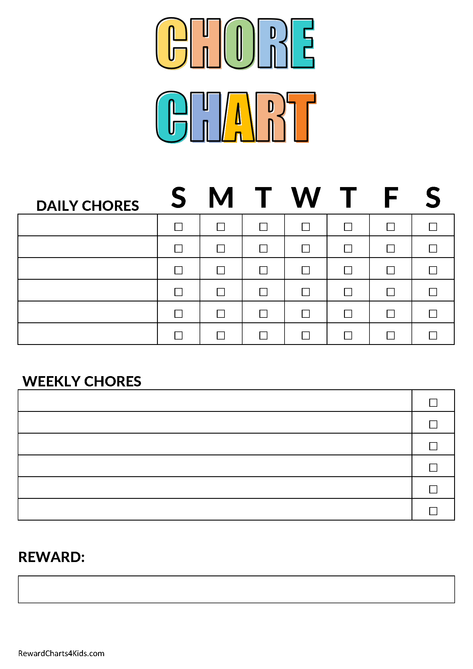 Chores For 10 Year Olds | Chore List &amp;amp; Free Chore Charts intended for Free Printable Chore Charts For 10 Year Olds