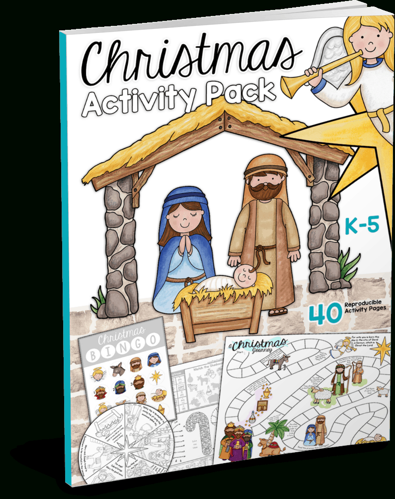 Christmas Bible Printables - Christian Preschool Printables with Free Printable Religious Christmas Games