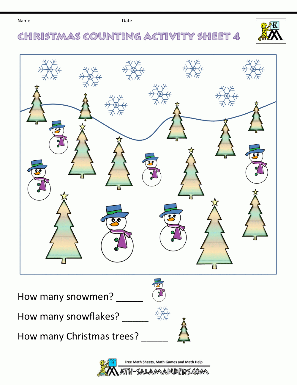 Christmas Maths Worksheets in Free Printable Christmas Maths Worksheets KS1