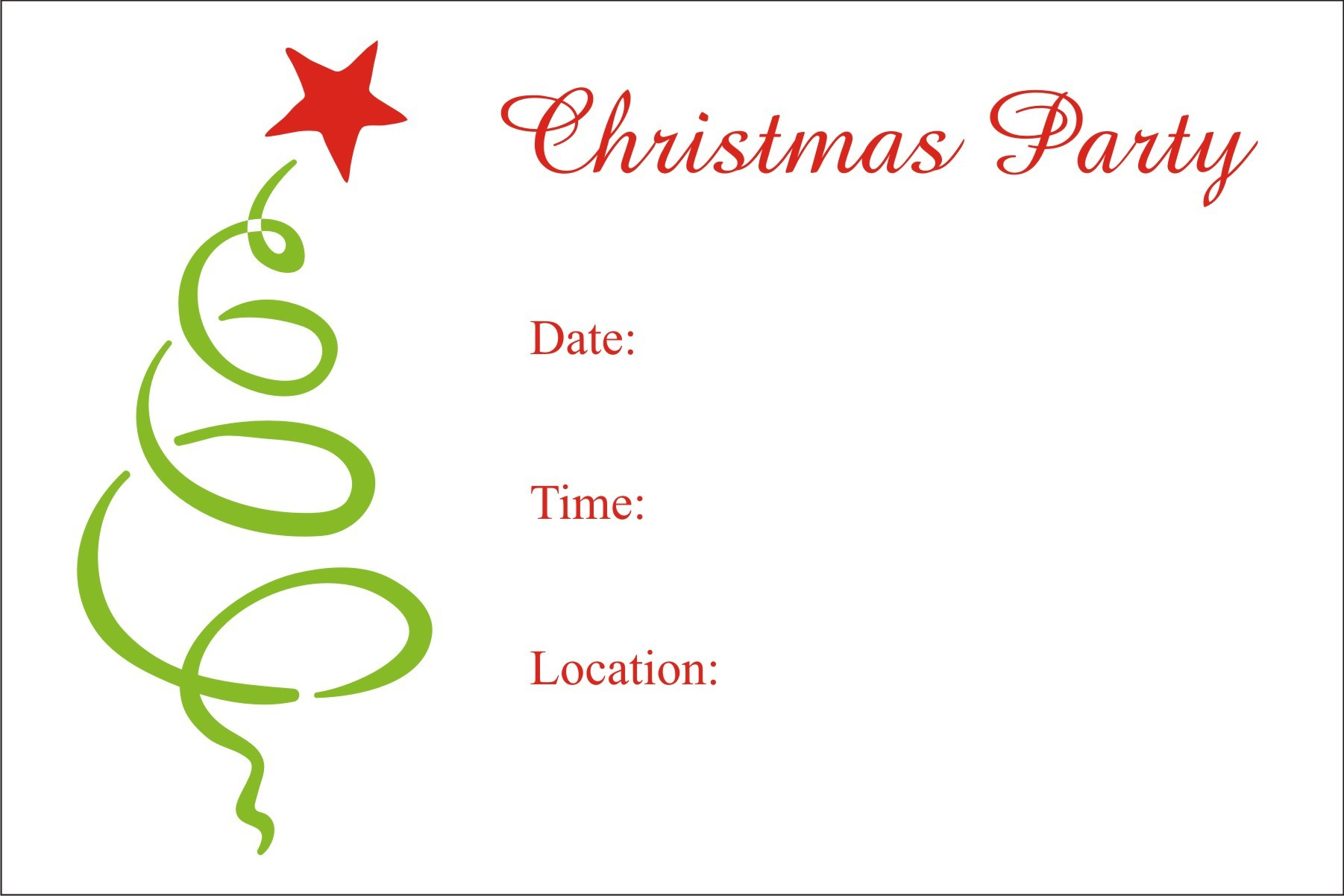 Christmas Party Free Printable Holiday Invitation Personalized intended for Free Printable Christmas Party Flyer Templates