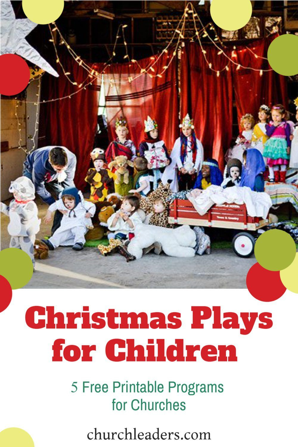 Christmas Plays For Children: 5 Free Printable Programs For with Free Printable Christmas Plays Church