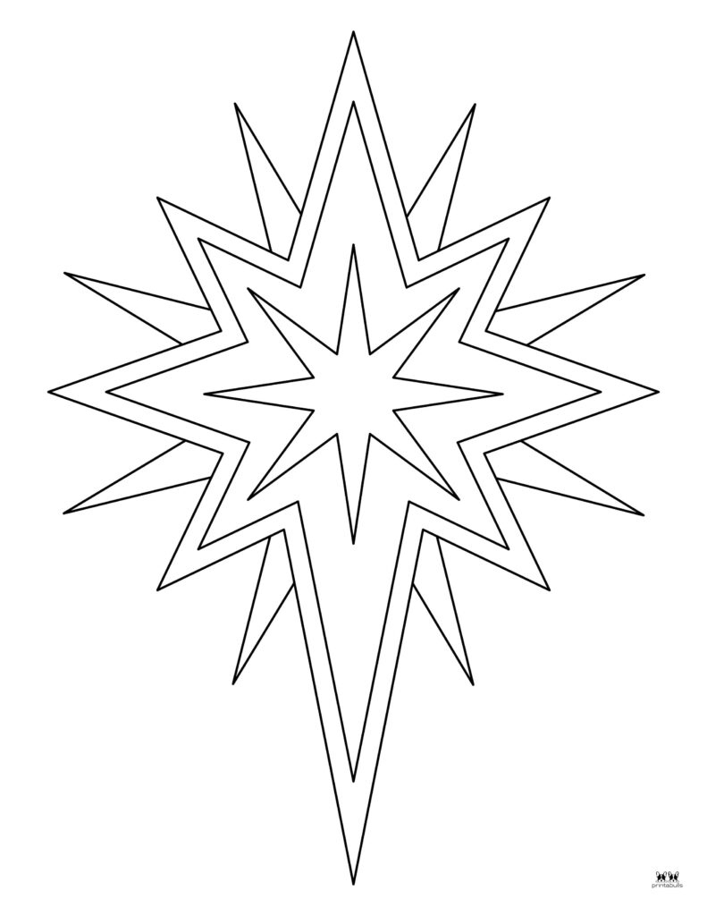 Christmas Stars - 25 Free Printables | Printabulls regarding Free Printable Christmas Star Coloring Pages