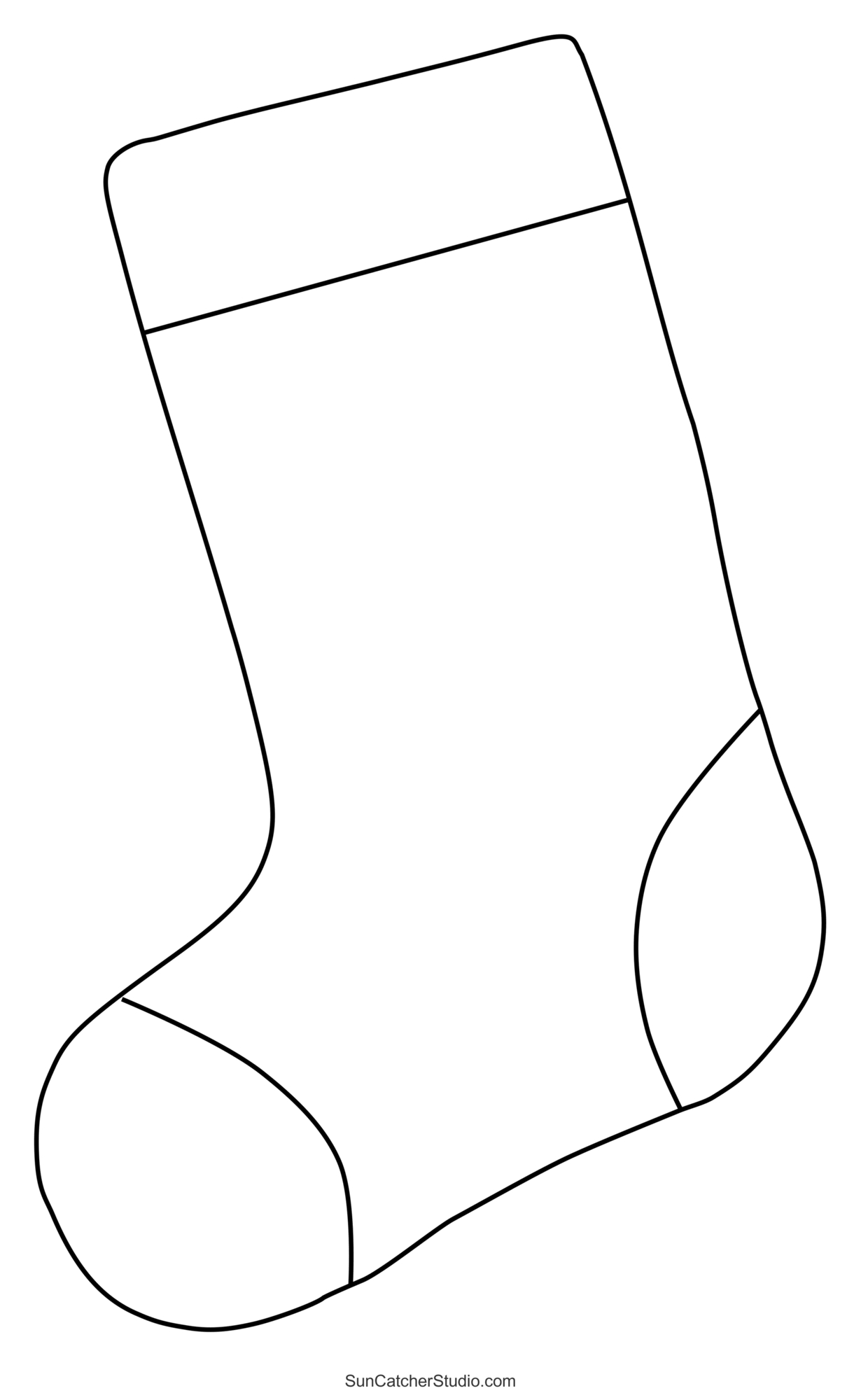 Christmas Stocking Patterns (Printable Stencils &amp;amp; Templates) – Diy with regard to Free Printable Christmas Stocking Template