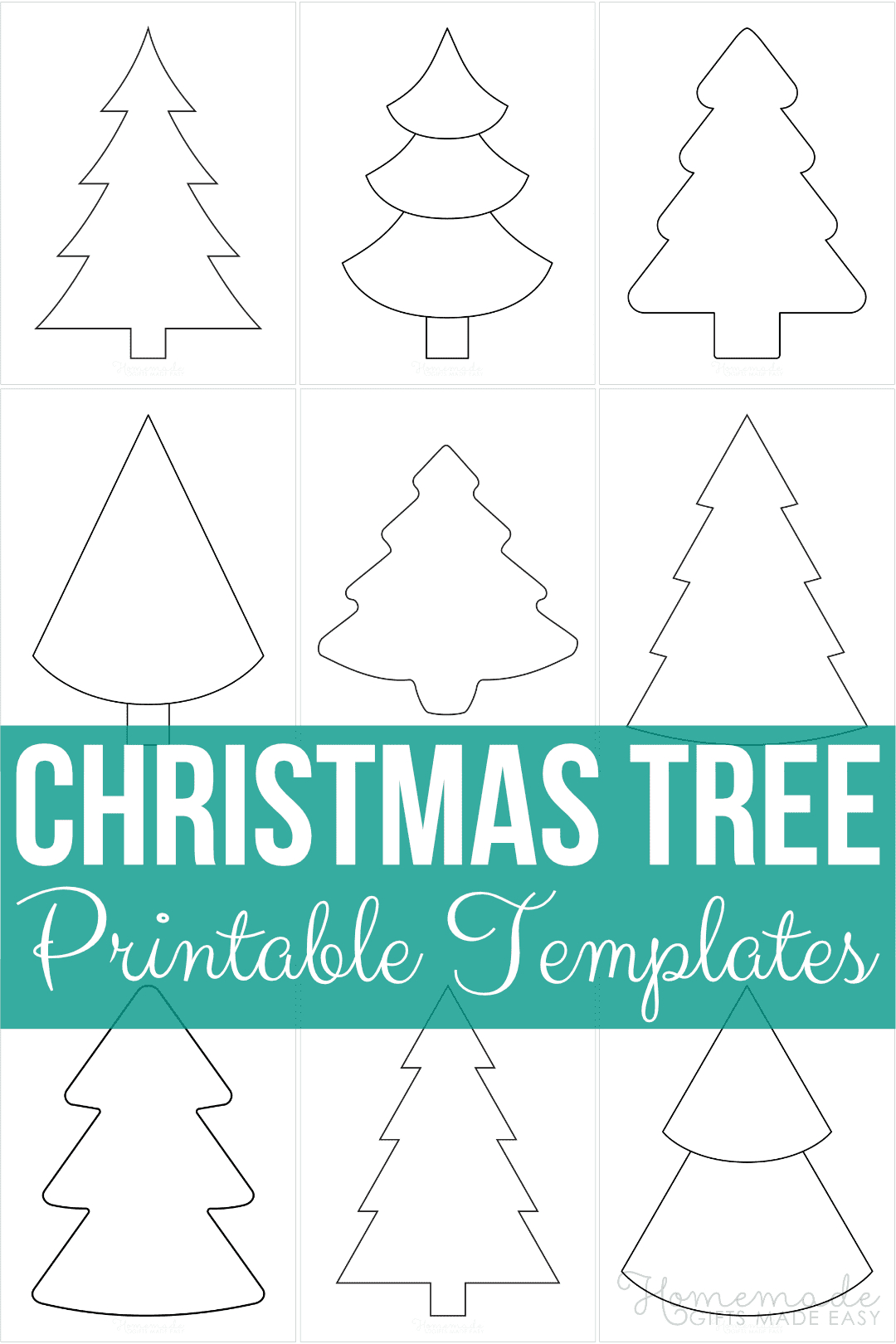 Christmas Tree Templates | Free Printable Outlines &amp;amp; Patterns In within Free Printable Christmas Tree Template